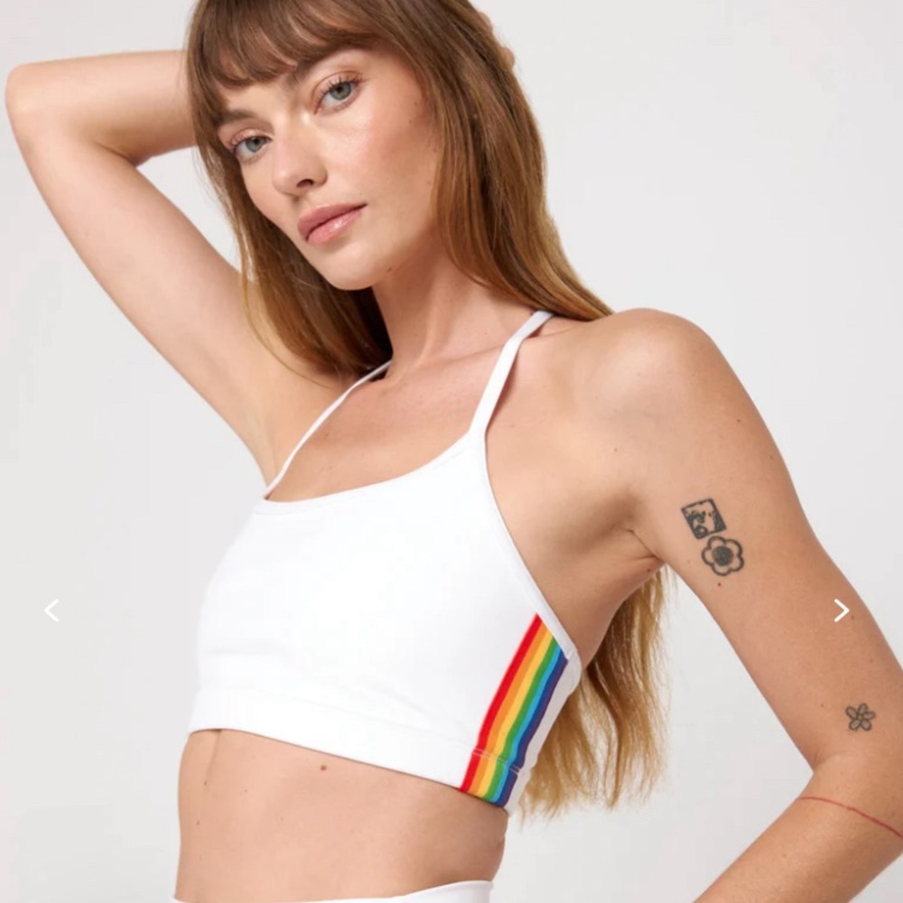 Spiritual Gangster NWOT Rainbow Sportsbra